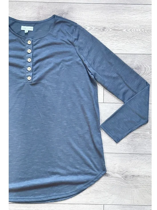 Simply Southern Long Sleeve Henley - Picture 2 of 15